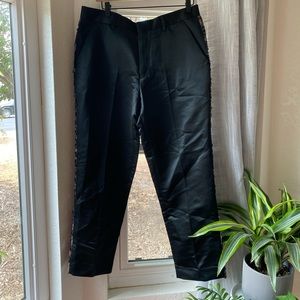 ASOS Slim Black Sequin Dress Pants Size 33"
